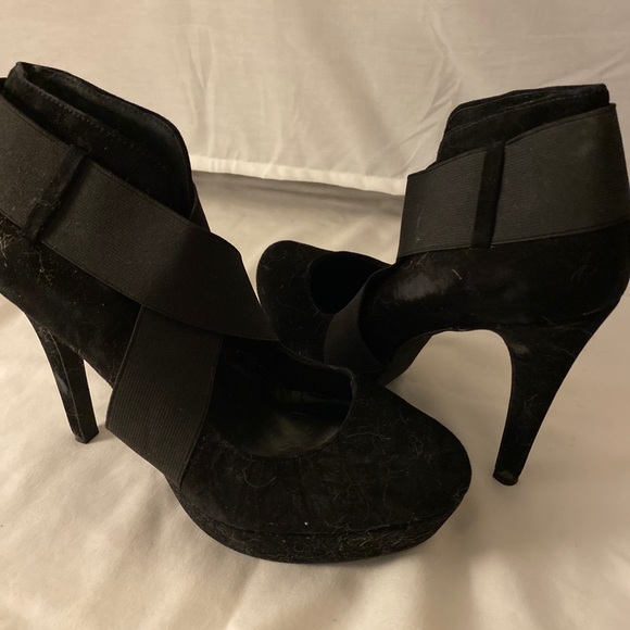 Bandage strap suede heels - Picture 3 of 5